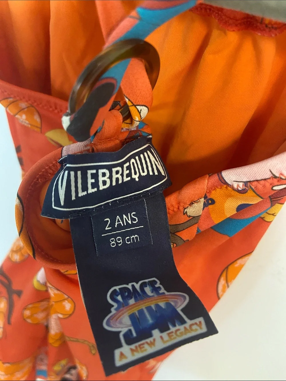 Vilebrequin Orange Looney Tunes Kids One-Piece Swimsuit